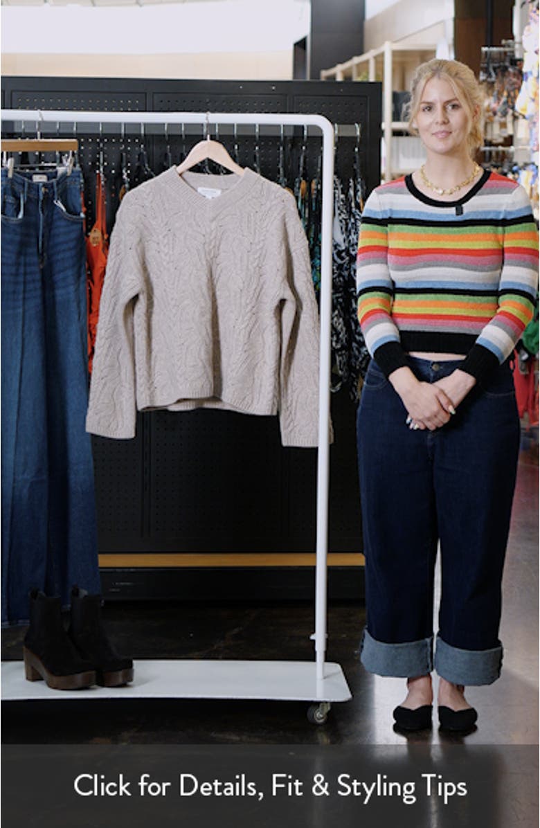 Cable Wool & Cashmere Sweater, sales video thumbnail