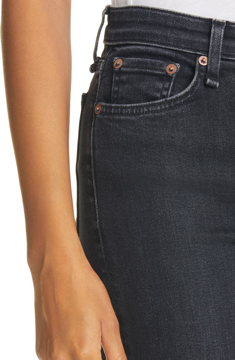 rag & bone Nina High Waist Ankle Flare Jeans, Alternate, color, Reyes