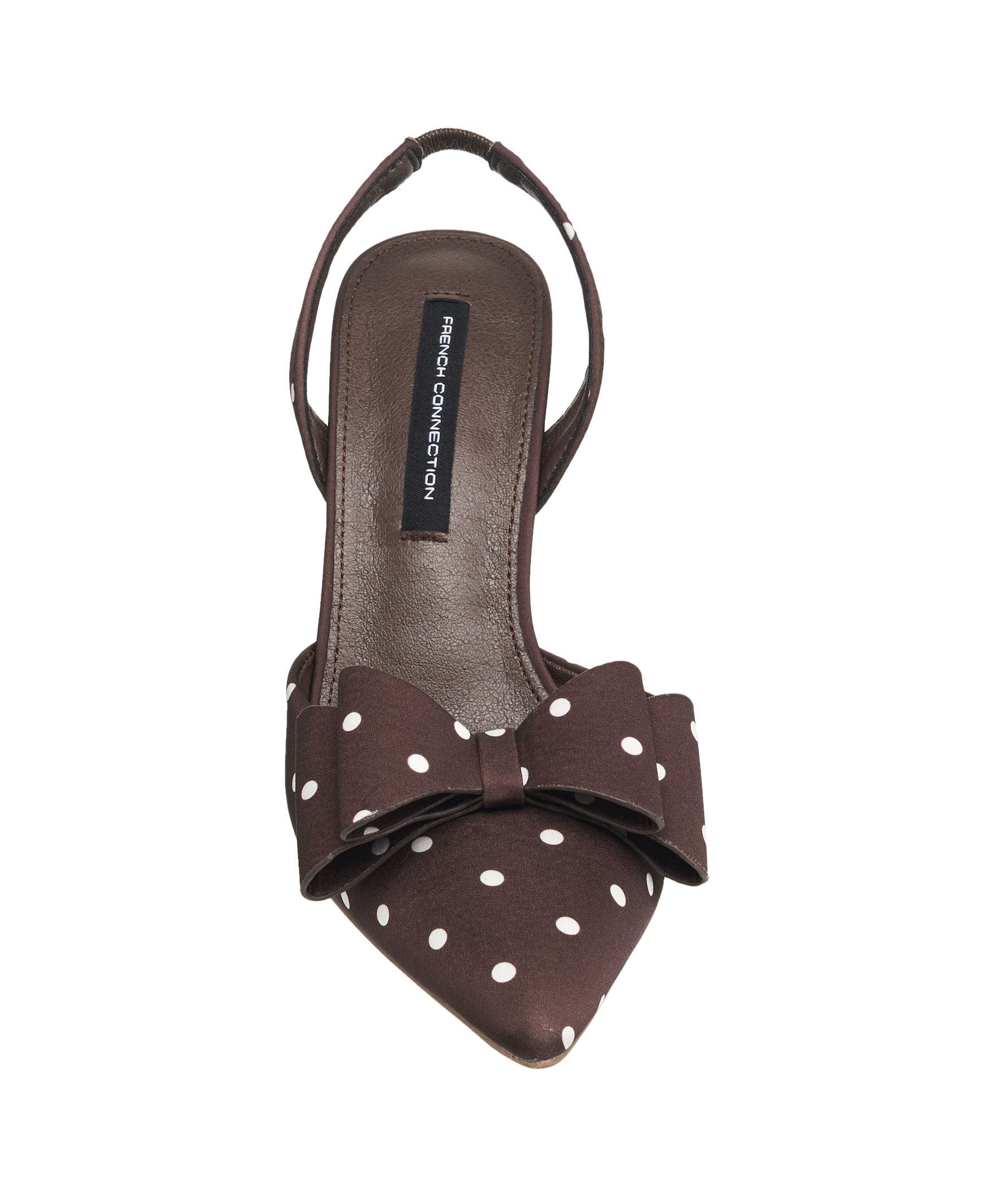 Betti Bow Slingback Heel, Alternate, color, Brown