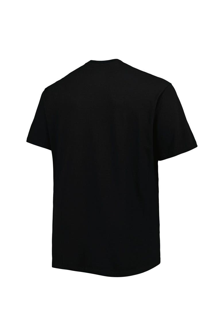 Men's Black Toronto Raptors Big & Tall Heart & Soul T-Shirt, Alternate, color, Black