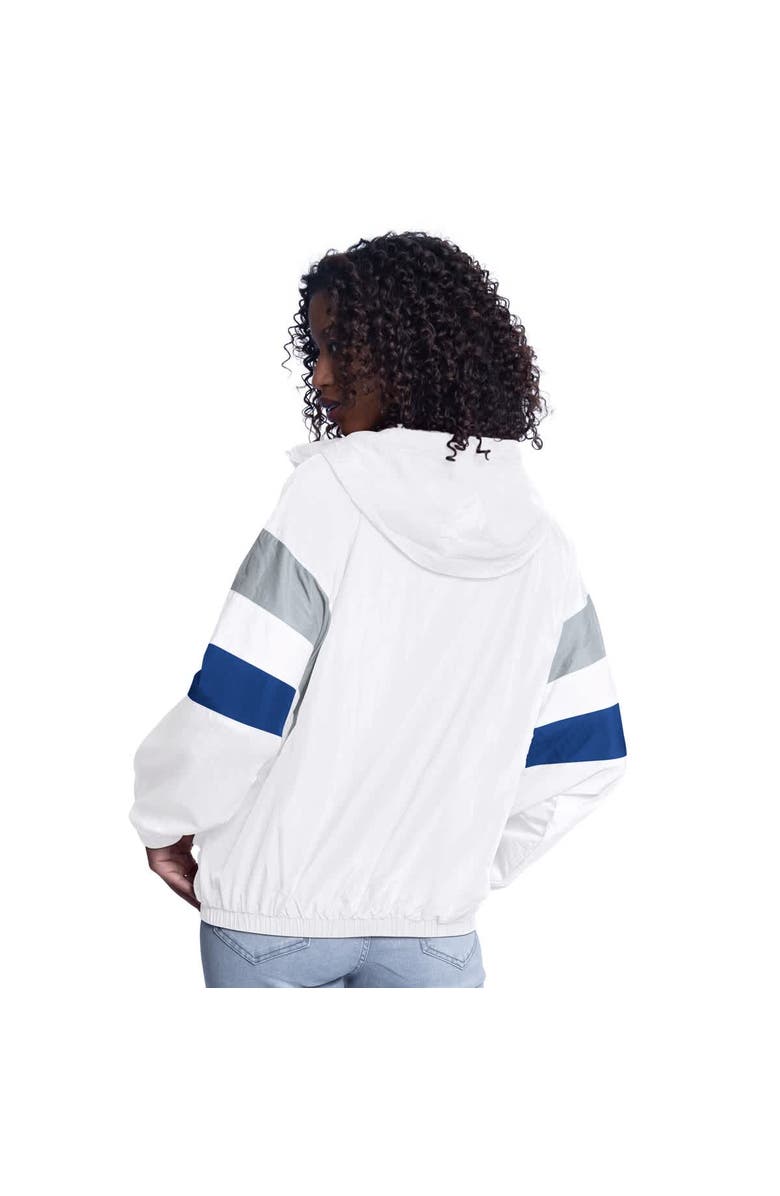G-III SPORTS BY CARL BANKS Women's G-III Sports by Carl Banks  White Tampa Bay Lightning Game News Oversized Full-Zip Hoodie Jacket, Alternate, color, White