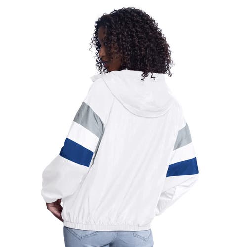 G-iii Sports By Carl Banks White Tampa Bay Lightning Game News Oversized Full-zip Hoodie Jacket In White