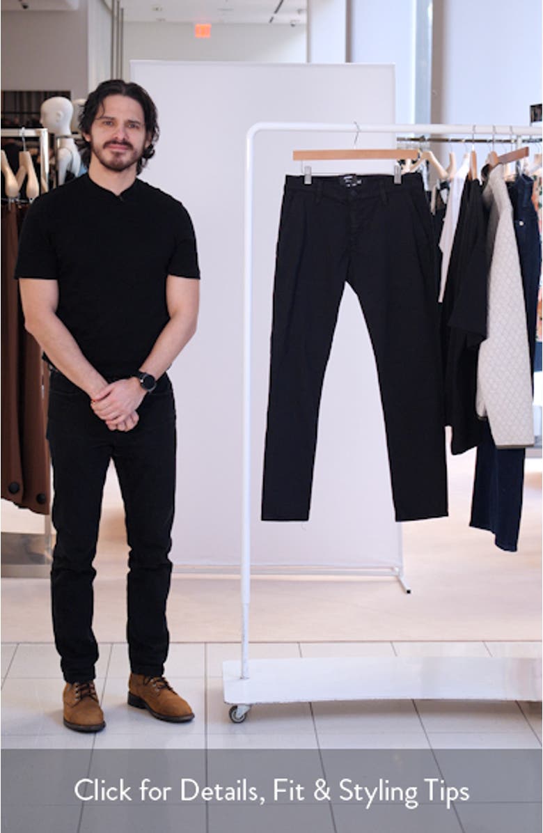 Johnny Slim Fit Twill Chino Pants, sales video thumbnail