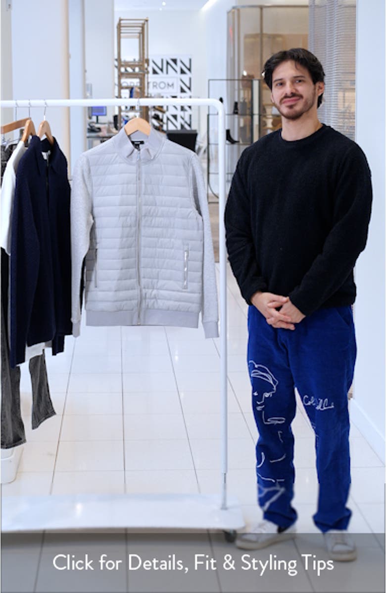 Freddie Quilted Knit Jacket, sales video thumbnail