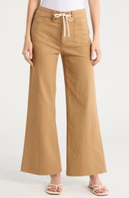 PAIGE Ari Drawstring High Waist Wide Leg Pants