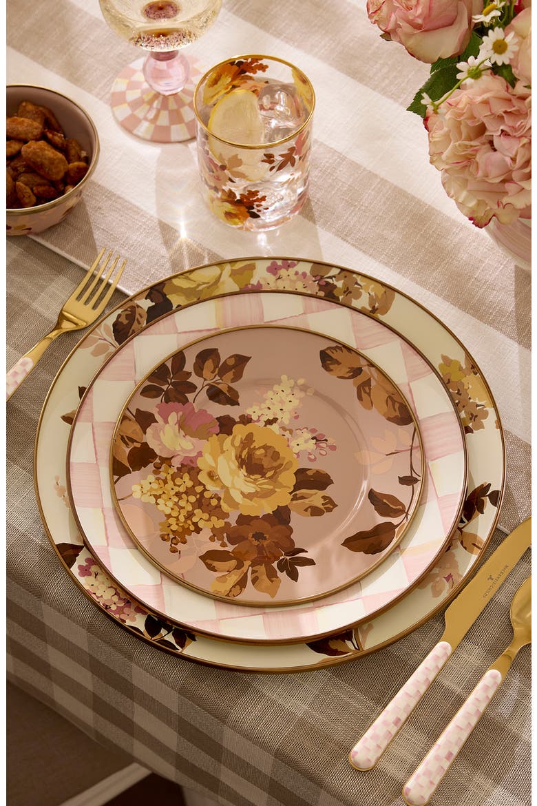 Wild Rose Mauve Salad Plate, Alternate, color, MAUVE