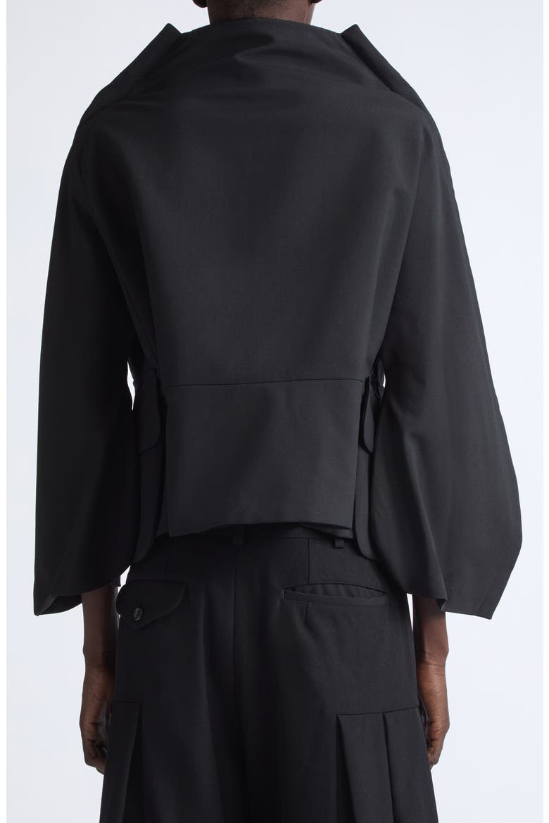 Tropical Wool Jacket, Alternate, color, BLACK