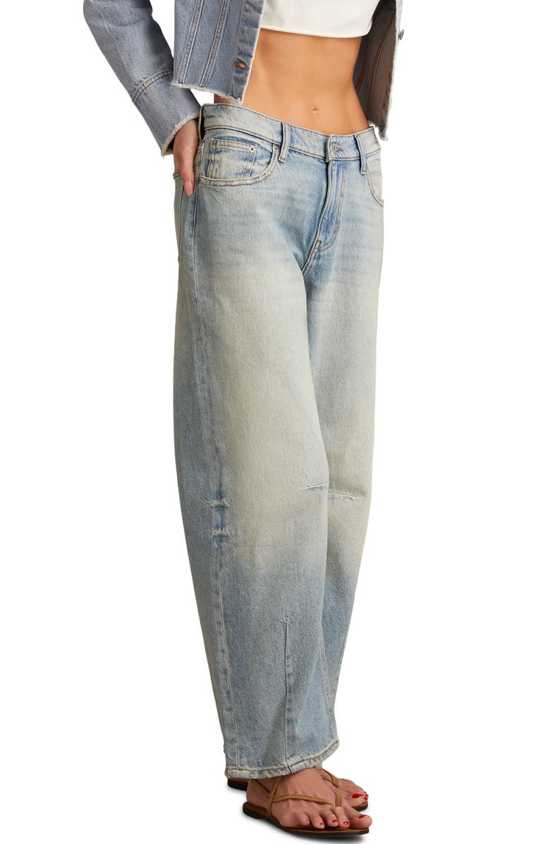 Lucky Brand Barrel Wide Leg Jeans, Alternate, color, Saddle Up Wash