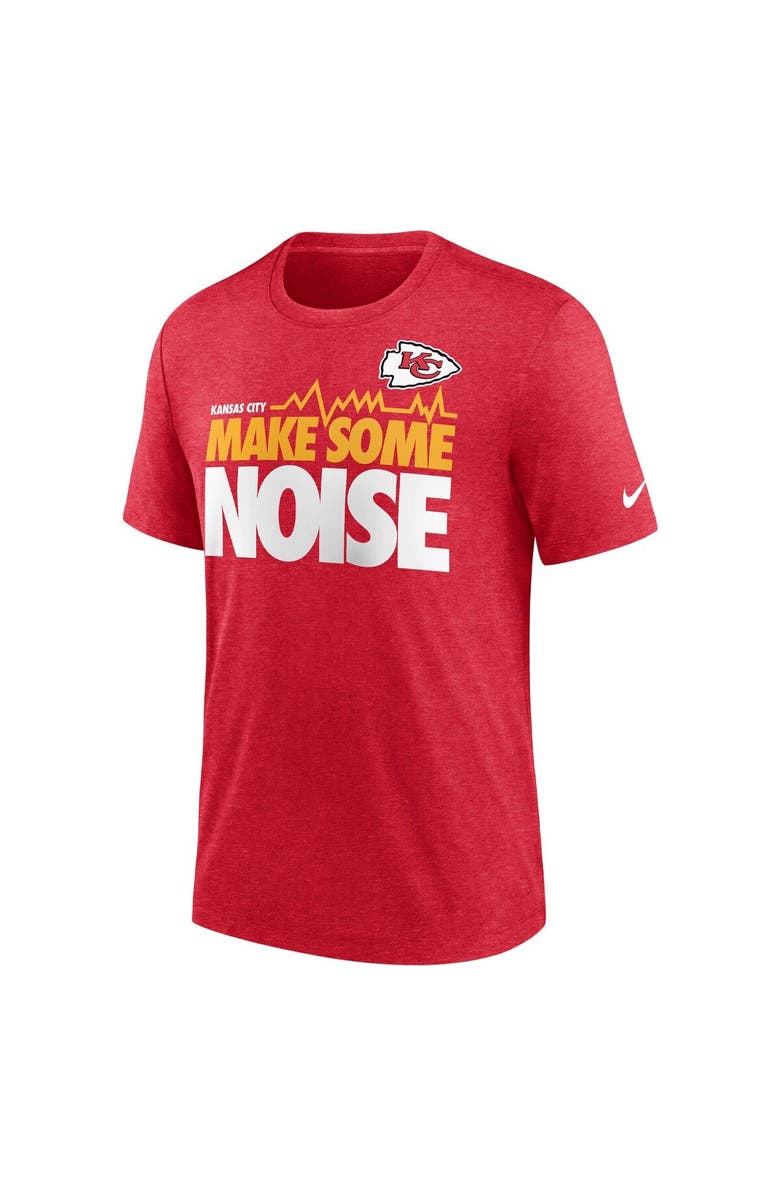 Nike Men's Nike Heathered Red Kansas City Chiefs Local Tri-Blend T-Shirt, Alternate, color, Heather Red