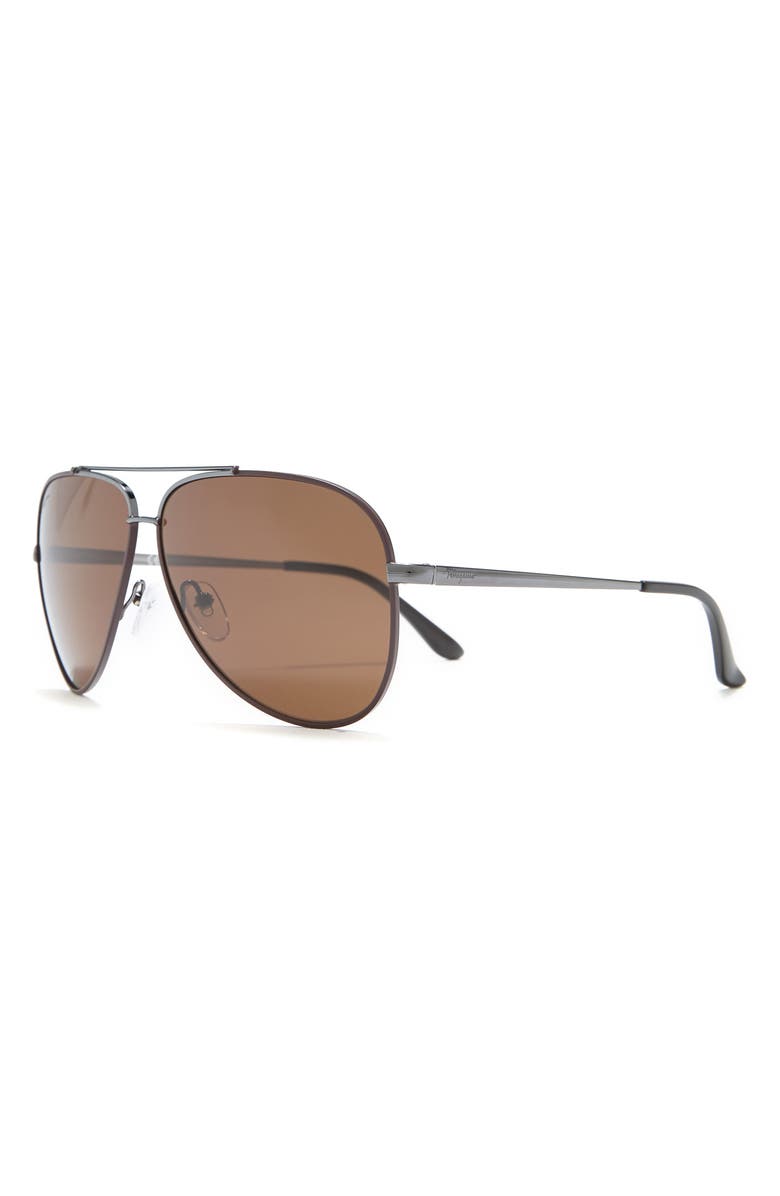 FERRAGAMO Salvatore Ferragamo 60mm Aviator Sunglasses, Alternate, color, 