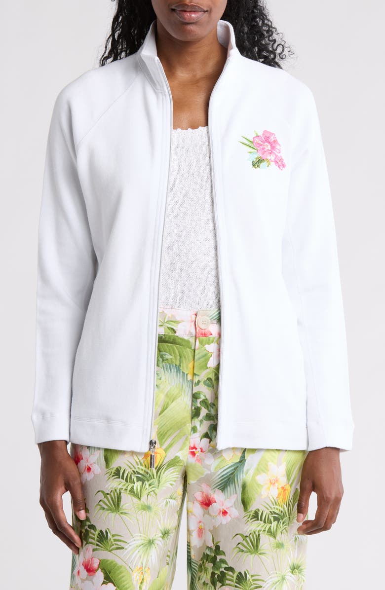 Tommy Bahama Floral Front Zip Jacket main image 0