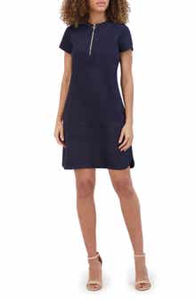 Kensie Faux Suede Shirtdress