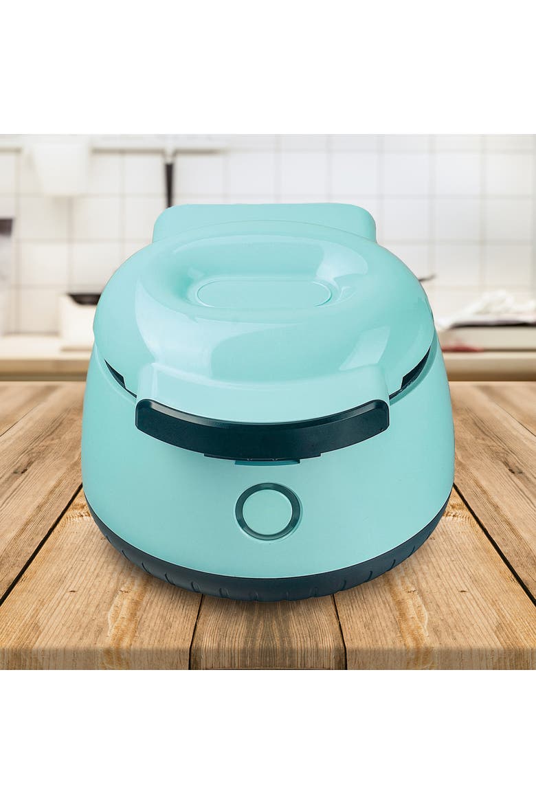5 Inch Electric Waffle Bowl Maker in Blue, Alternate, color, Blue