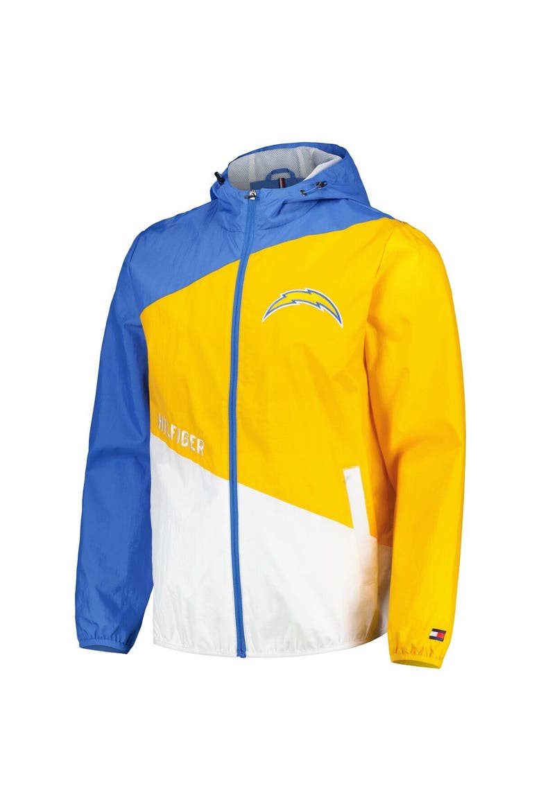 Men's Tommy Hilfiger Powder Blue/Gold Los Angeles Chargers Bill Full-Zip Jacket, Alternate, color, Powder Blue