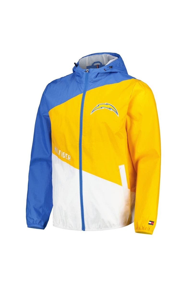 Tommy Hilfiger Men's Tommy Hilfiger Powder Blue/Gold Los Angeles Chargers Bill Full-Zip Jacket, Alternate, color, Powder Blue