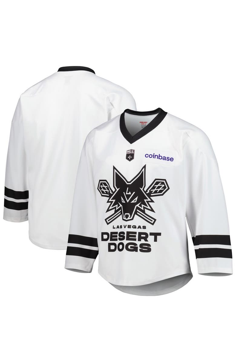 ADPRO Sports Men's White Las Vegas Desert Dogs Sublimated Replica Jersey, Main, color, White