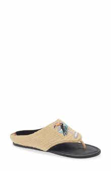 Icons Raffia Flip Flop