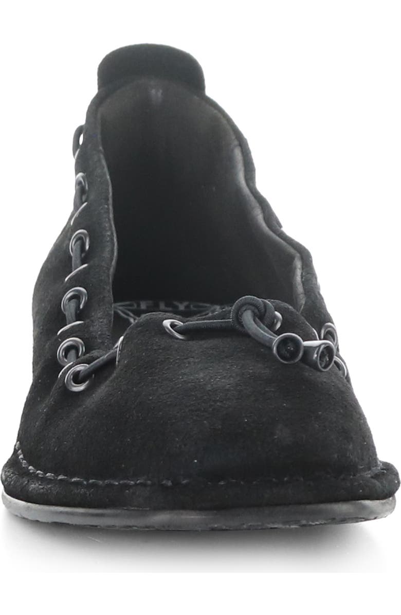 Fly London Bapi Ballet Flat, Alternate, color, Black Velvet