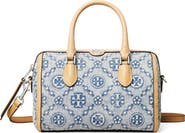 Tory Burch Petite T Monogram Jacquard Barrel Bag