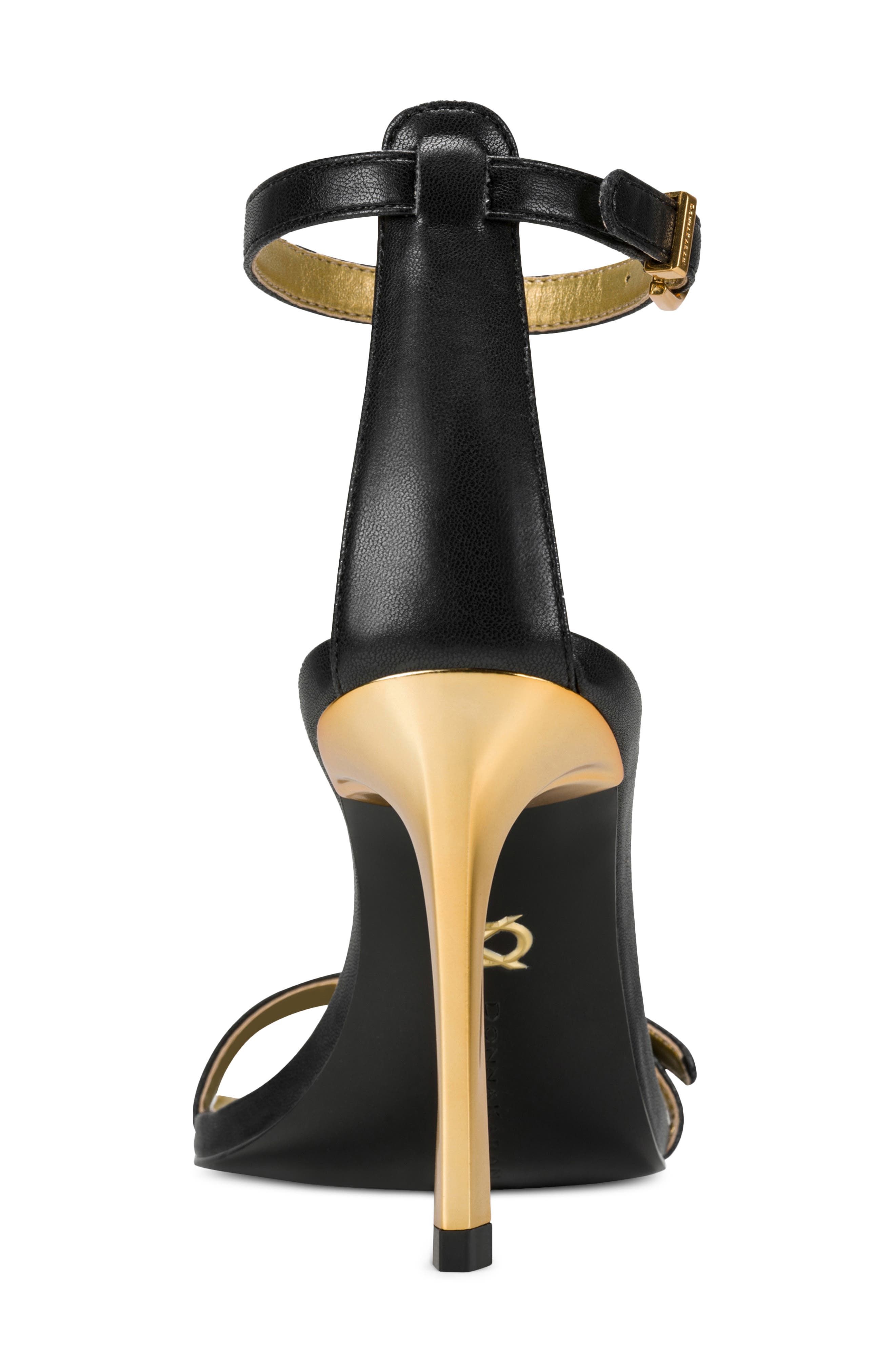 DKNY Pryce Ankle Strap Sandal, Alternate, color, Black