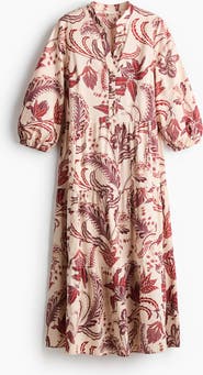 H&M Tiered Midi Dress