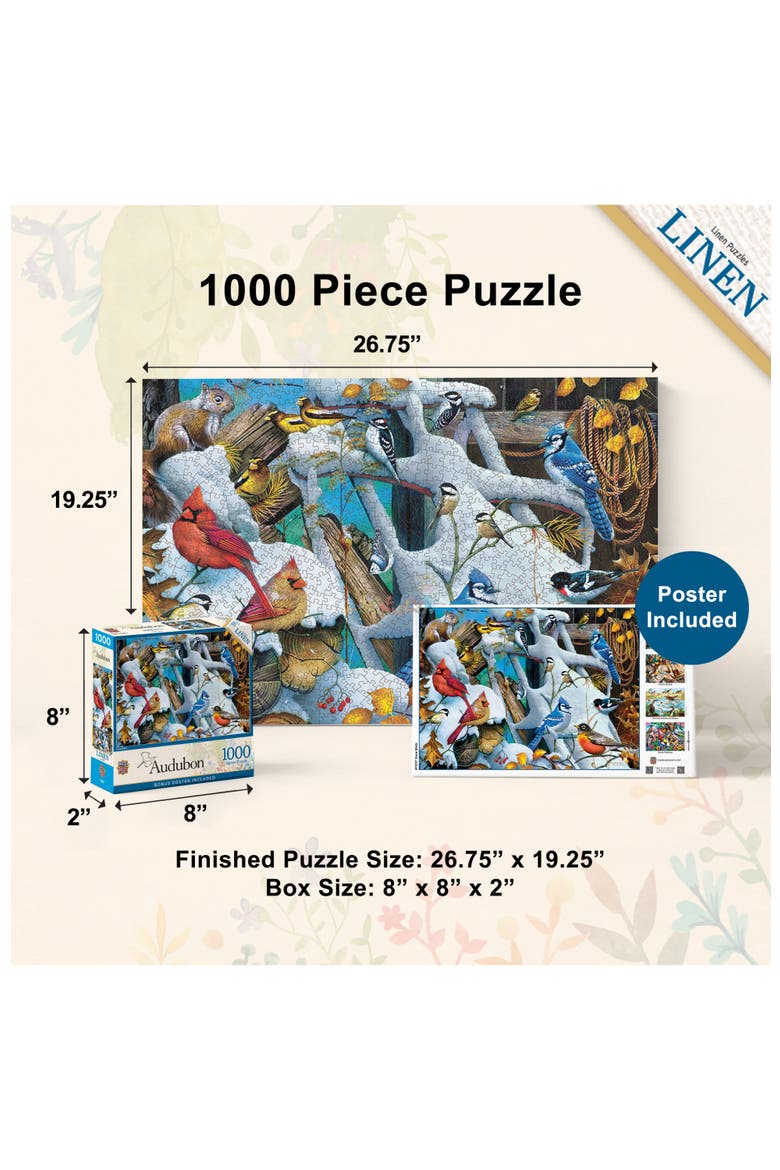 Snow Birds 1000 Piece Jigsaw Puzzle, Alternate, color, Multicolor
