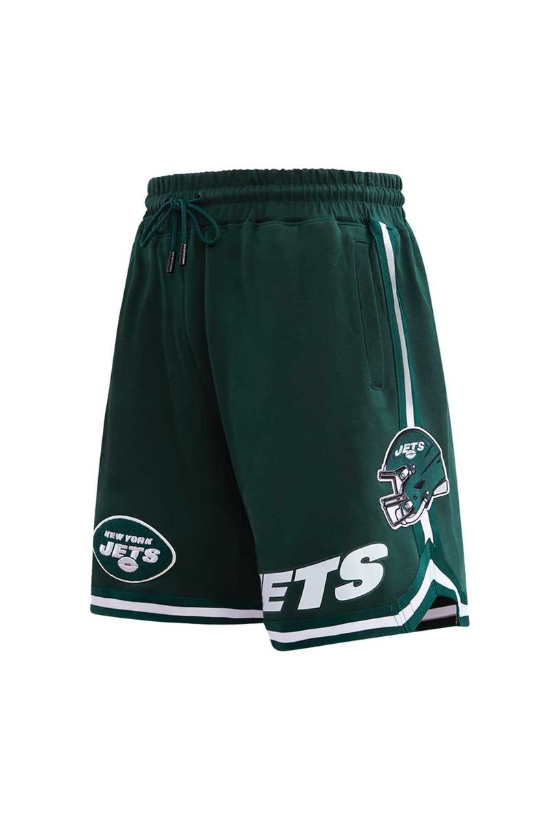 PRO STANDARD Men's Pro Standard Green New York Jets Classic Chenille Shorts, Alternate, color,