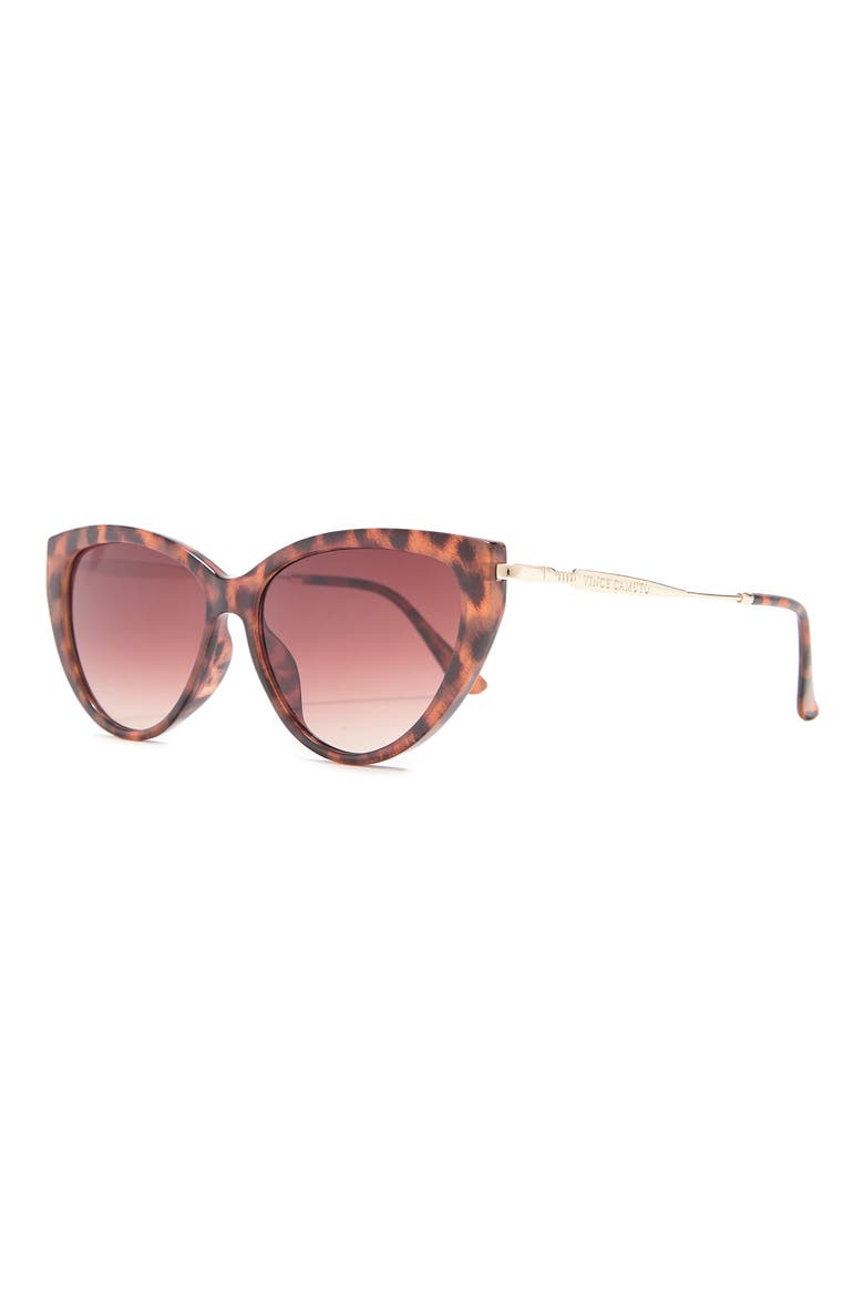 60mm Cat Eye Sunglasses, Alternate, color, BROWN ANIMAL