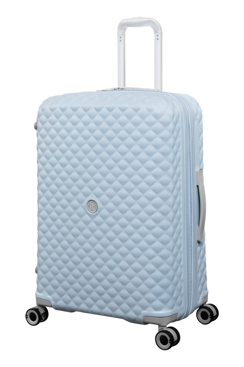 Glitzy 27-Inch Softside Spinner Luggage, Main, color, BALLAD BLUE