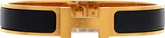 Pre-Owned Hermes Clic H Bracelet Enamel Narrow