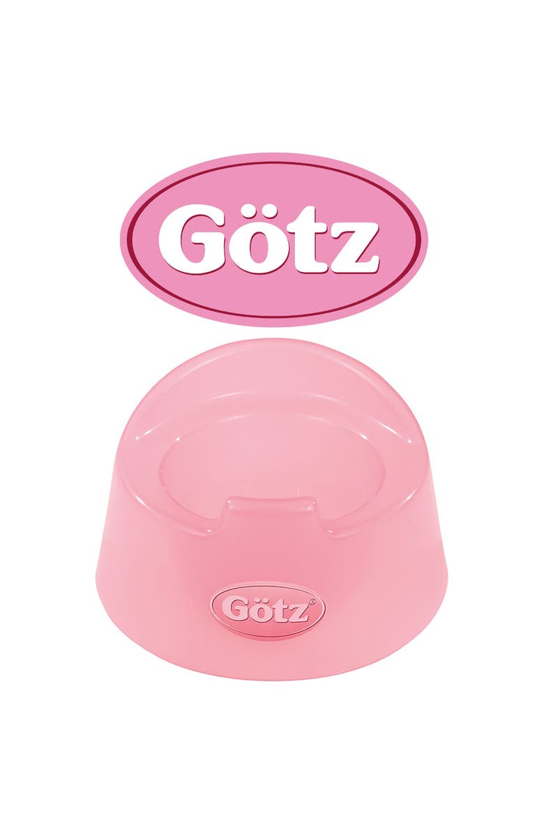 Gotz Basic Boutique Doll Sized Pink Potty for 13" Baby Dolls, Alternate, color, Pink