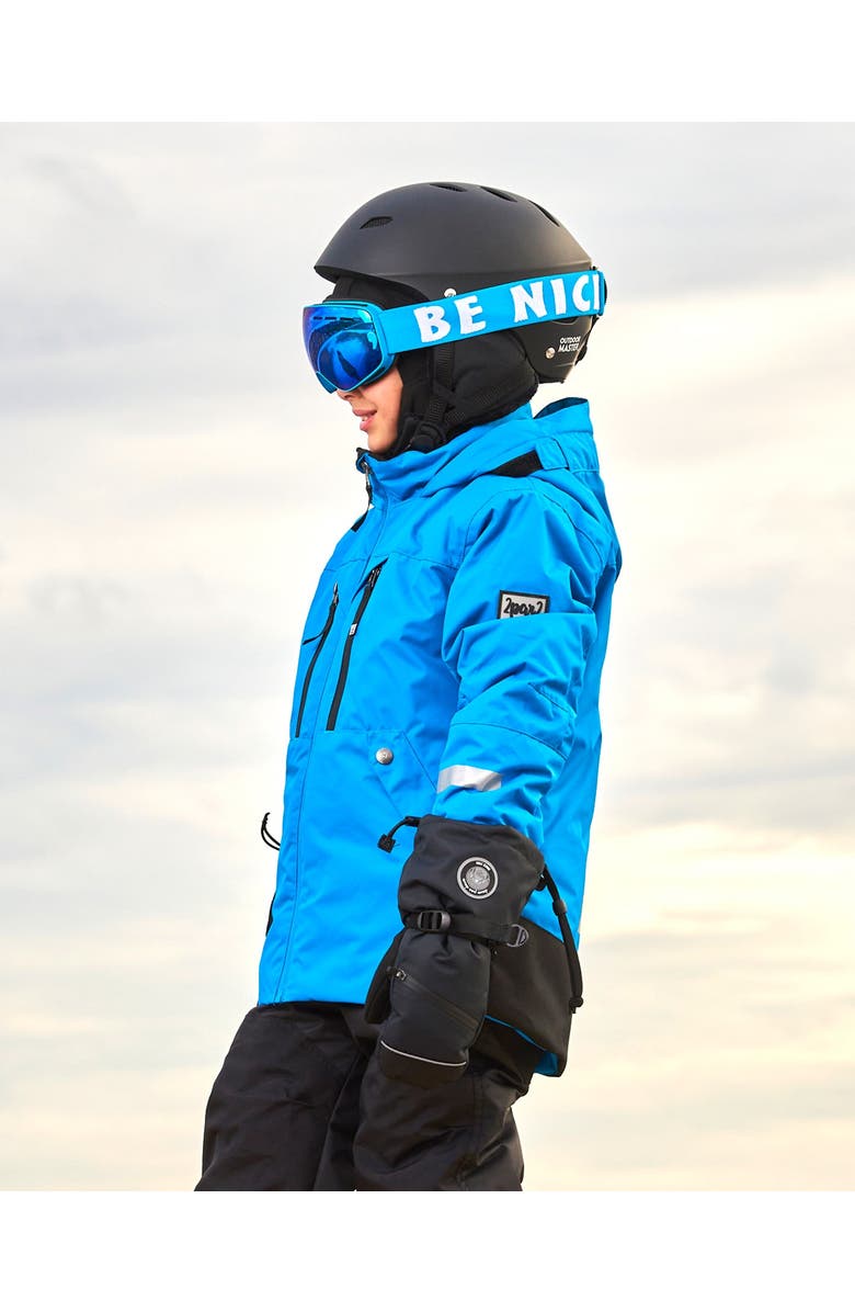 Deux par Deux Big Boy's Two Piece Technical Snowsuit Royal Blue And Black, Alternate, color, 