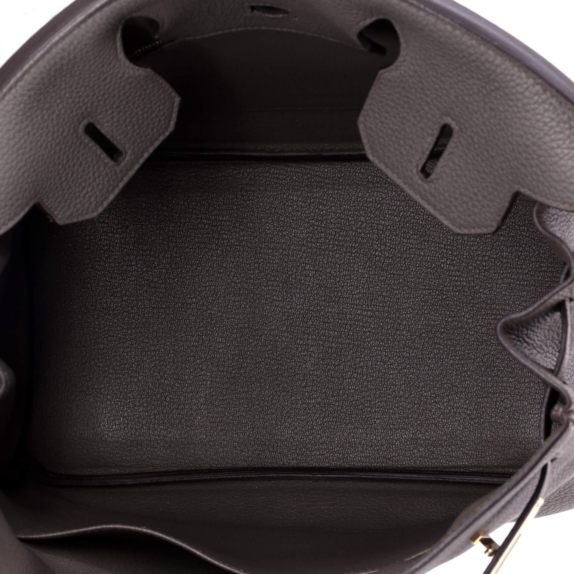 Pre-Owned Hermes Birkin Handbag Grey Togo with Rose Gold Hardware 30, Alternate, color, Etain