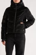 BCBGeneration Hooded Faux Fur Lined Water Resistant Puffer Jacket
