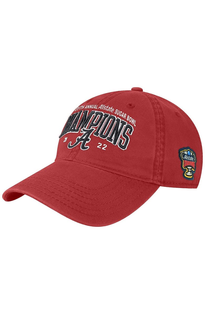 LEGACY ATHLETIC Men's Legacy Athletic Crimson Alabama Crimson Tide 2022 Sugar Bowl Champions Adjustable Hat, Main, color, 
