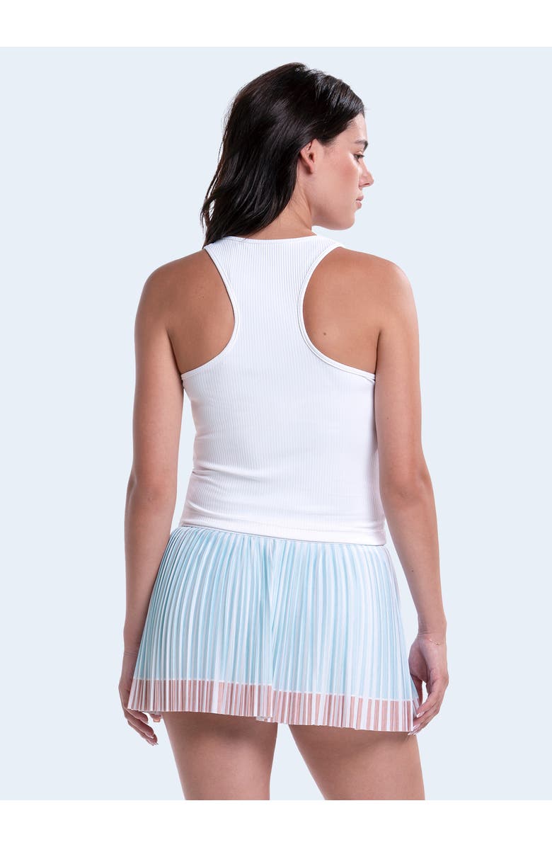 Lucky in Love Racer Rib Tank, Alternate, color, White