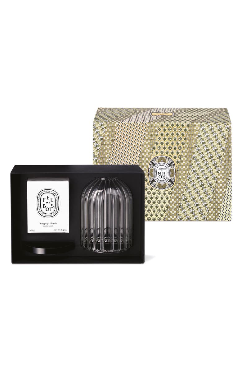 Diptyque Candle & Photophore Holder Set, Main, color, 