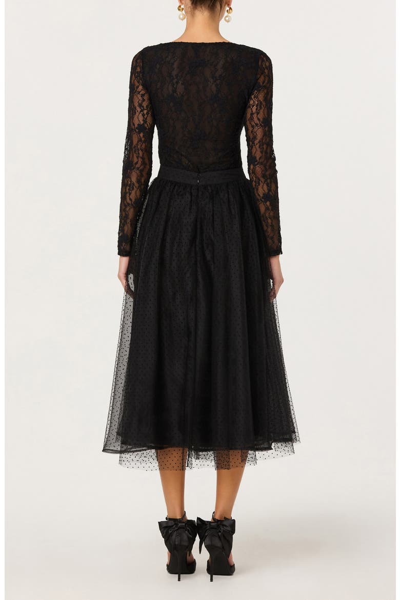 Lela Tulle Skirt, Alternate, color, BLACK