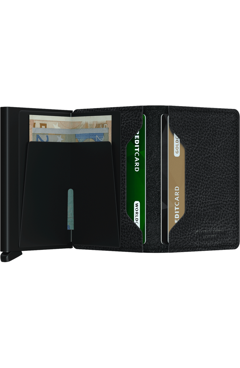 Secrid Slimwallet Veg, Alternate, color, Black-Black