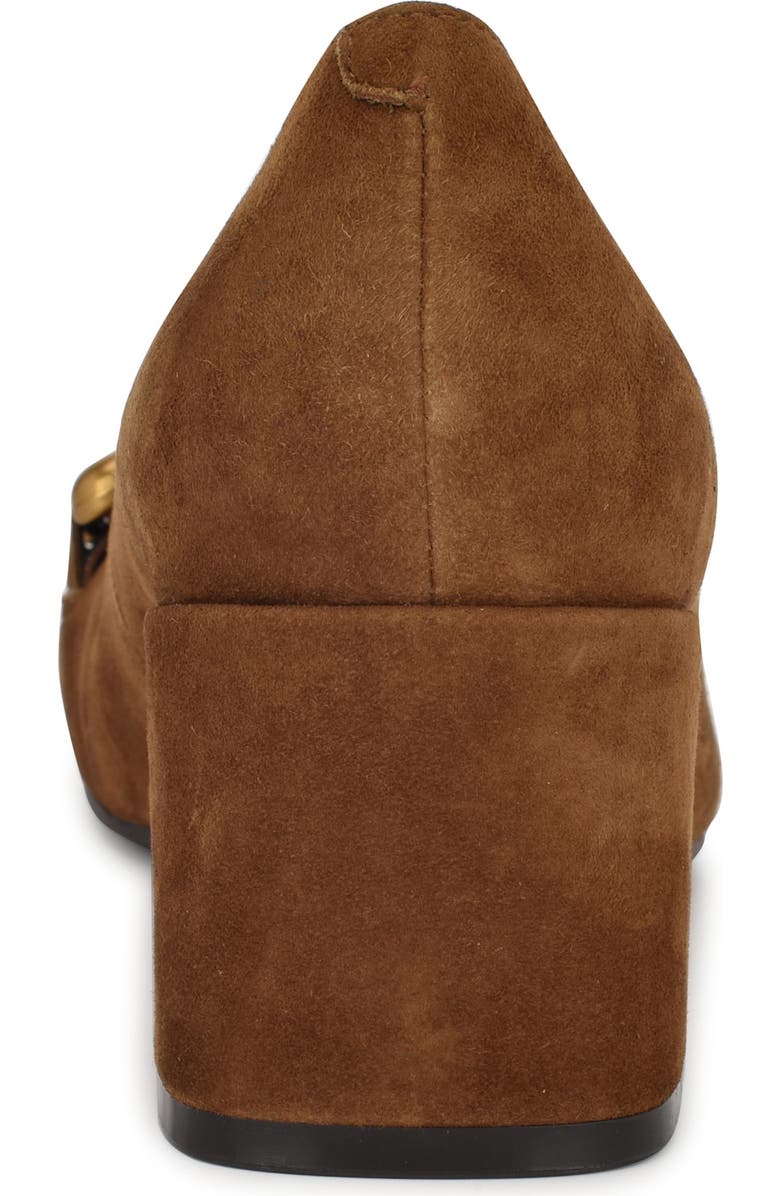 Nine West Veepe Bit Loafer Pump, Alternate, color, Dark Natural