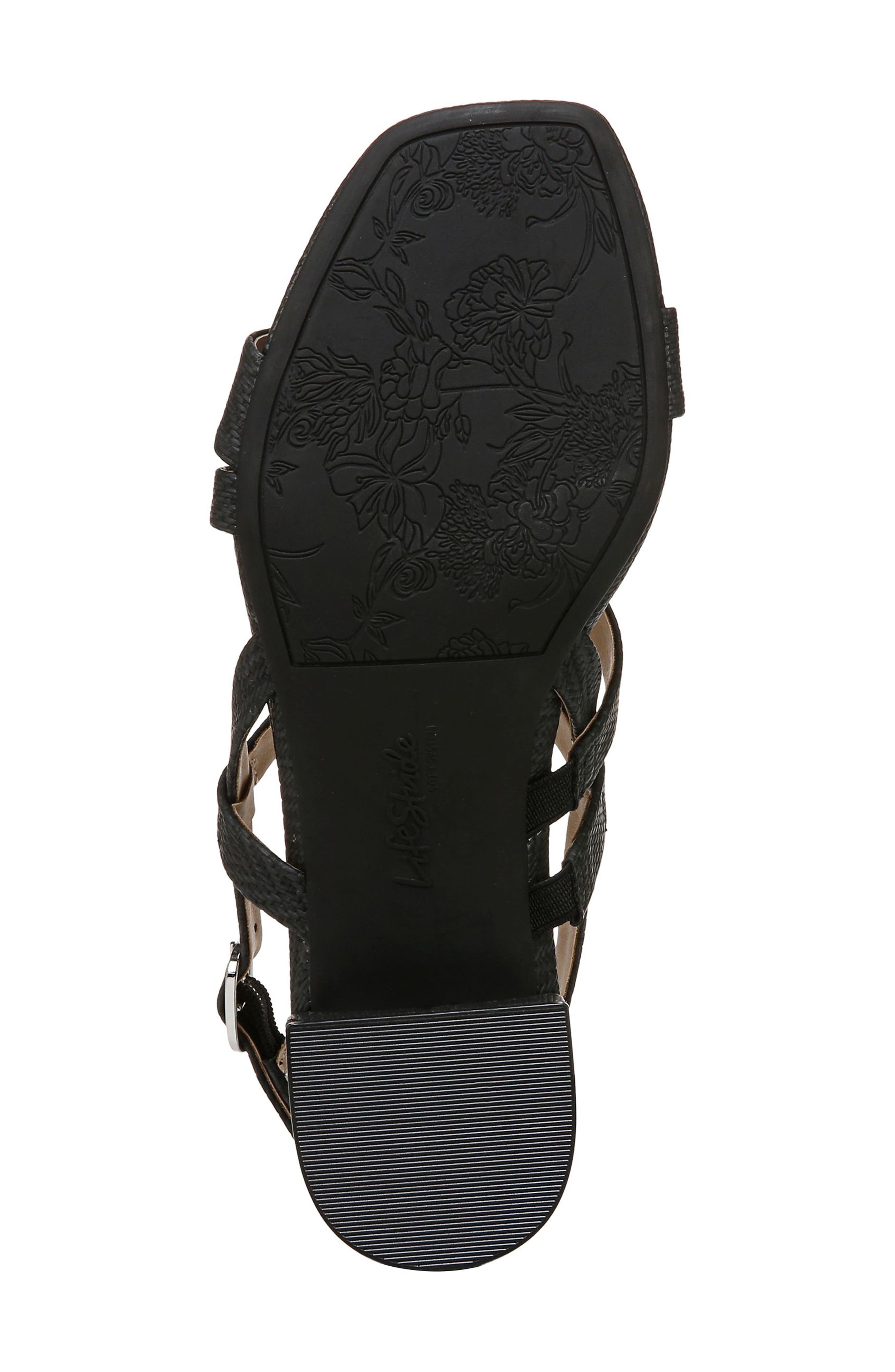 LifeStride Janet Slingback Sandal, Alternate, color, Black