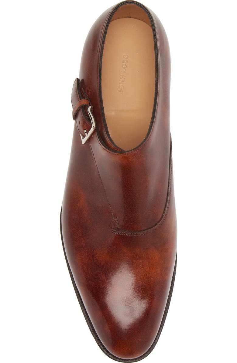 John Lobb Jermynii Monk Strap Shoe, Alternate, color, 1V- Bracken