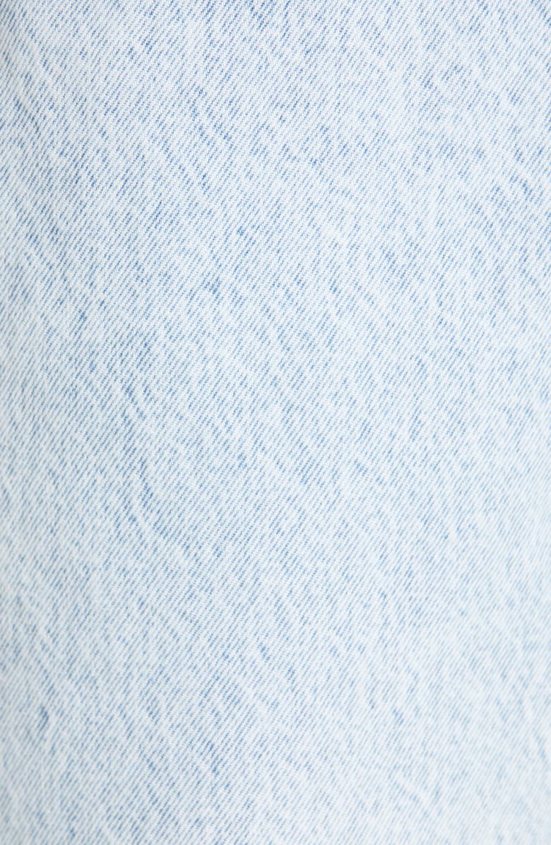 Alexander Wang Distressed Asymmetrical Denim Skirt, Alternate, color, 