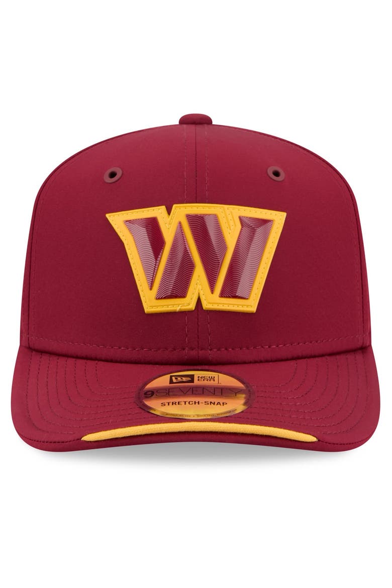 Men's New Era Burgundy Washington Commanders 2026 Sideline 9SEVENTY Adjustable Hat, Alternate, color, Burgundy