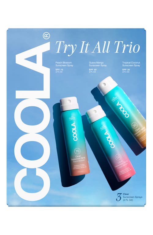 Coola ® On The Go Sunscreen Spray Travel Set In No Color