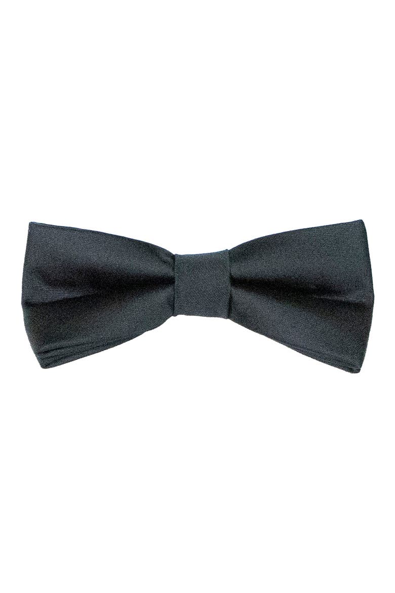 Kids' Pre-Tied Bow Tie, Main, color, BLACK