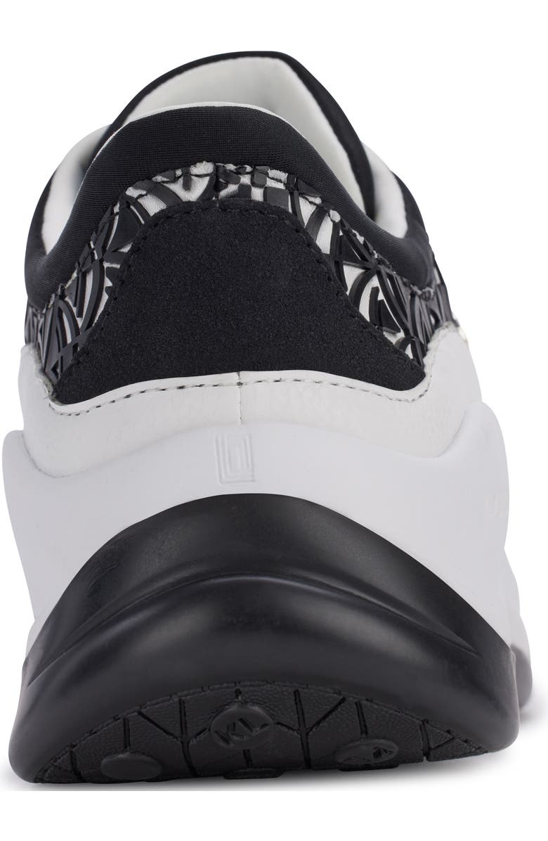 KARL LAGERFELD PARIS Coty Sneaker, Alternate, color, White/ Black