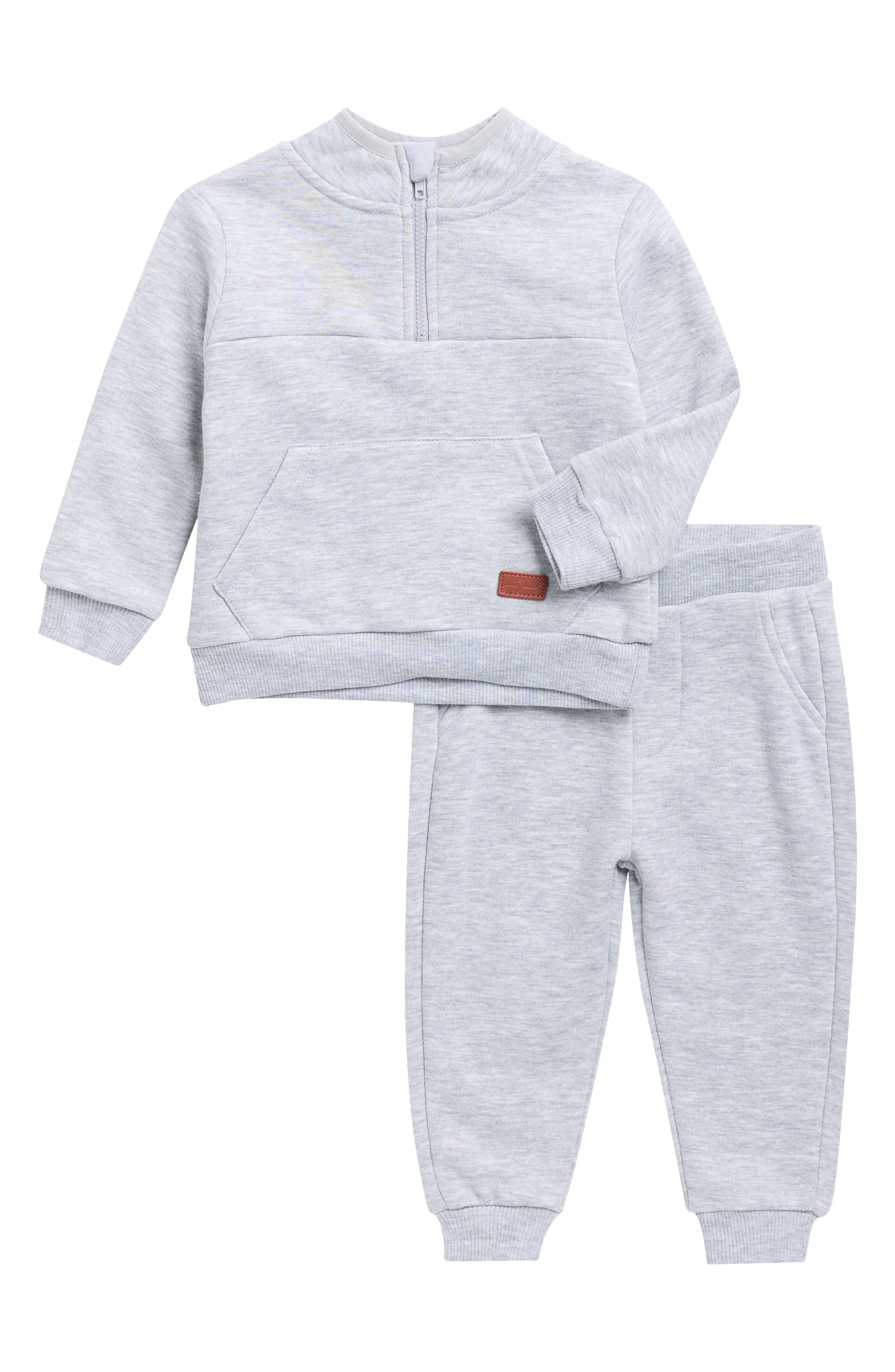Colorblock Sweatshirt & Joggers Set