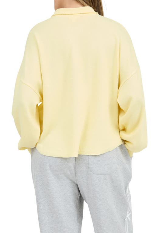 BLU PEPPER BLU PEPPER BUTTON PLACKET SWEATER TOP