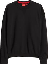 HUGO Swart Relaxed Sweater